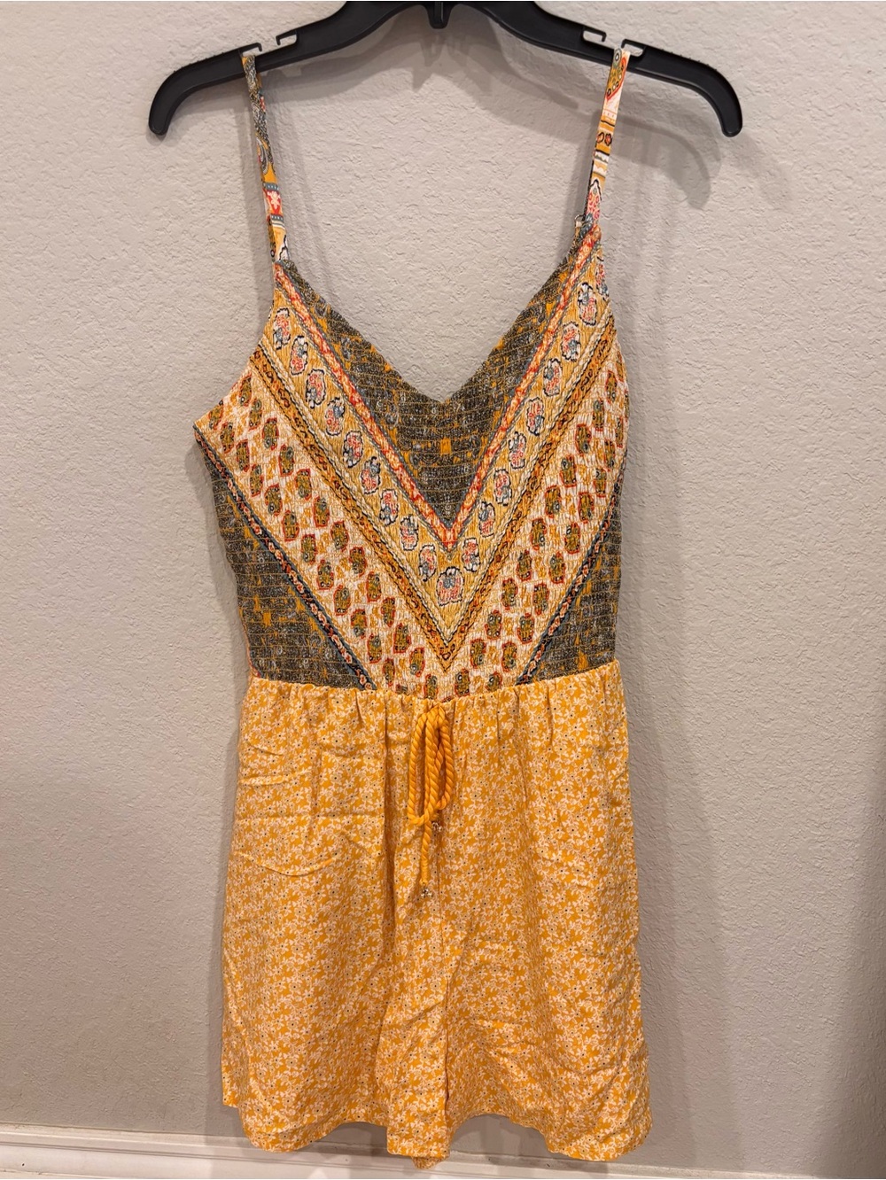 Xhilaration • Boho Smocked Romper